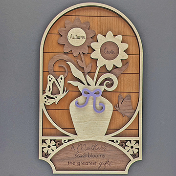 Flowers Family Sign