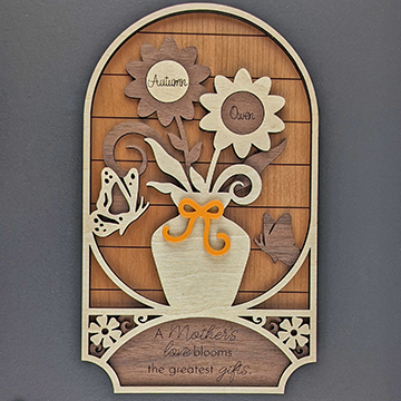 Flowers Family Sign