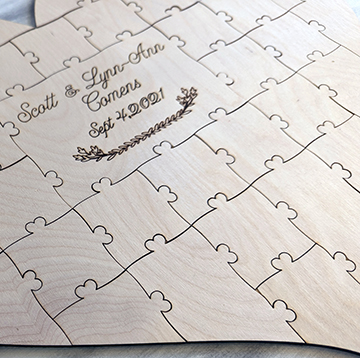 Puzzle Guest Book