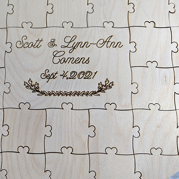 Puzzle Guest Book