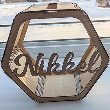 Hexagon Card Box