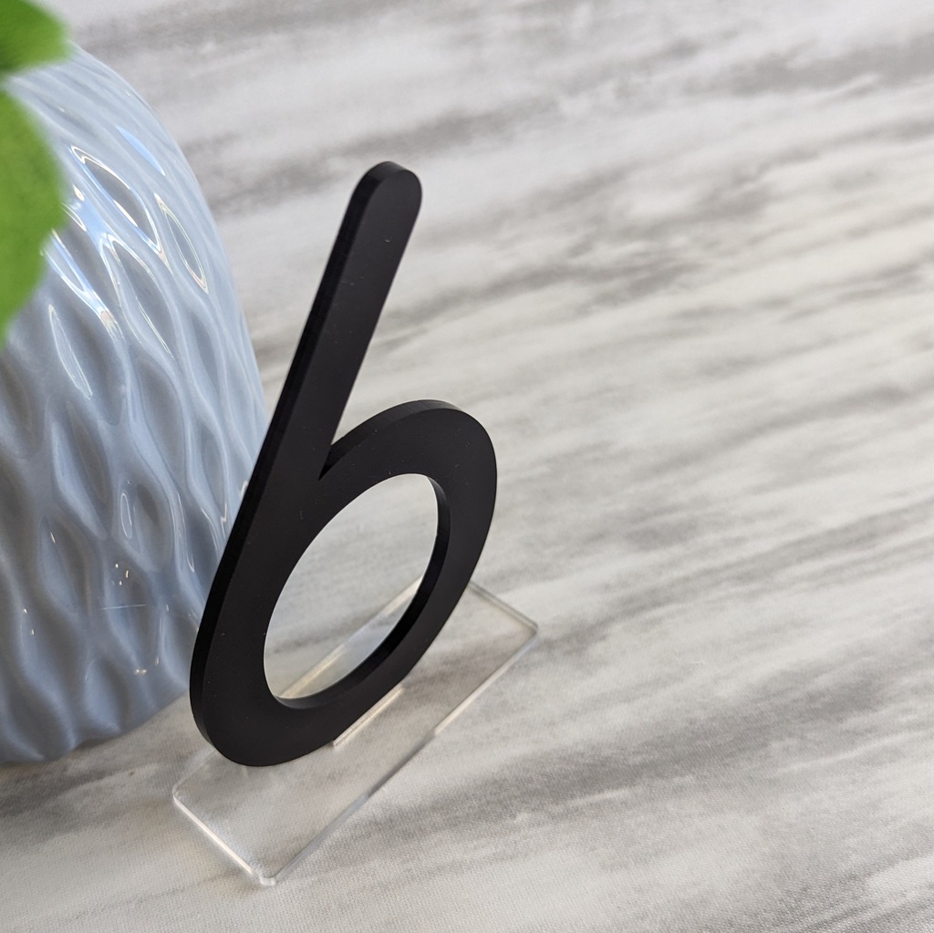 Modern Table Numbers