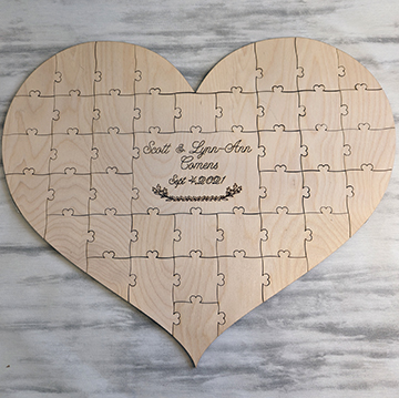 Puzzle Guest Book
