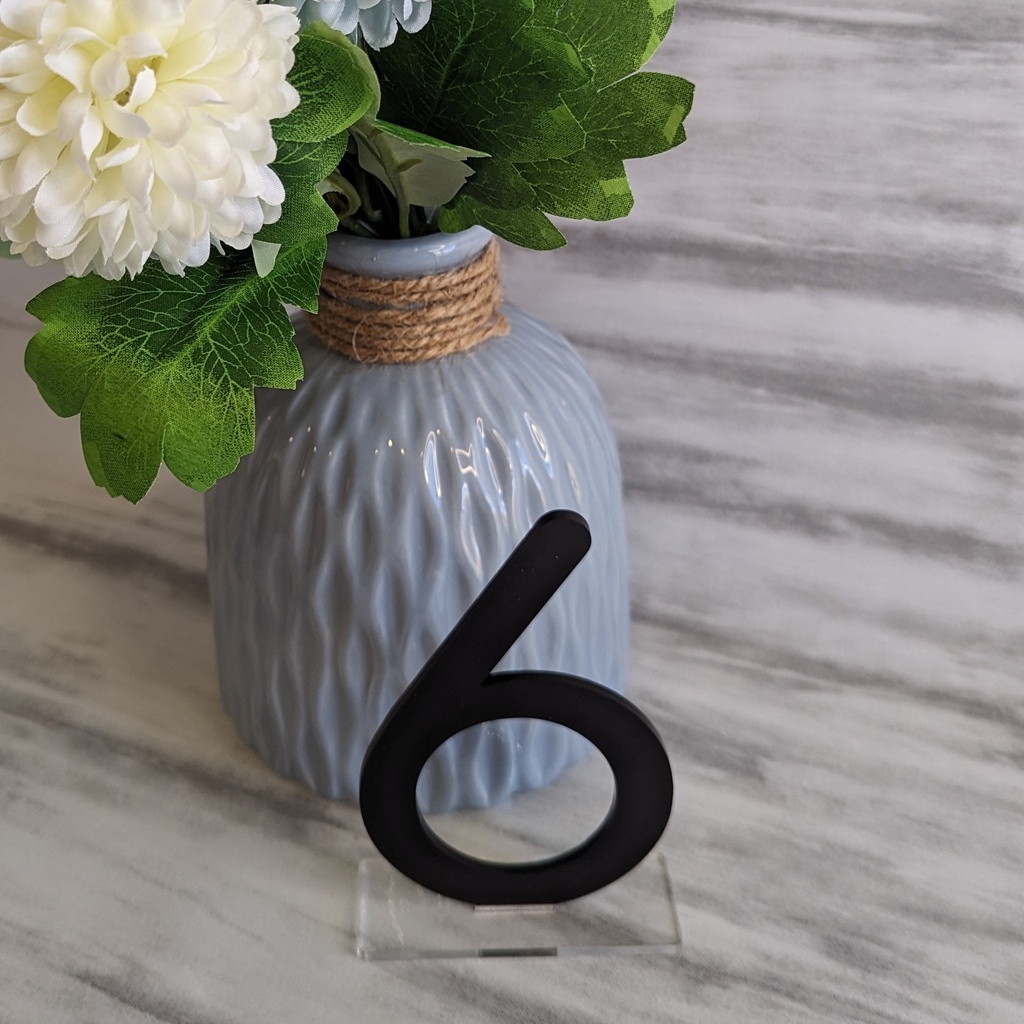 Modern Table Numbers