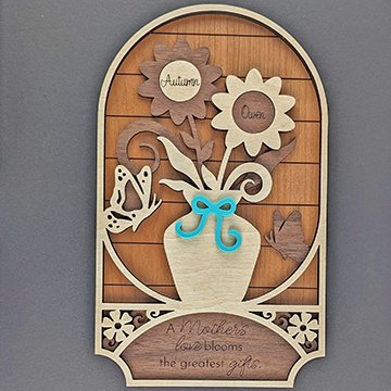 Flowers Family Sign
